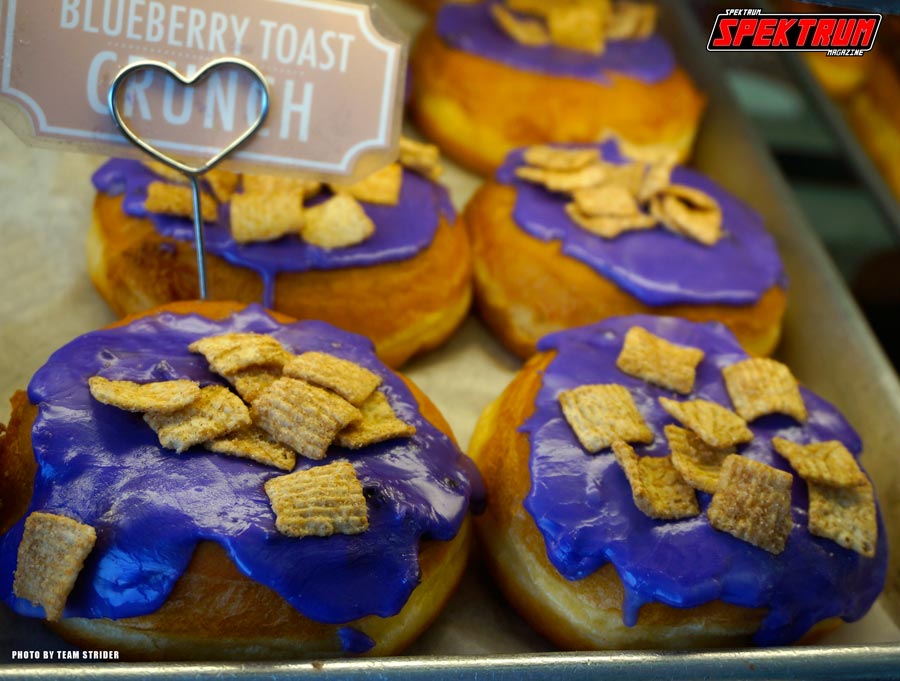 Blueberry Donuts with Cinnamon Toast Crunch