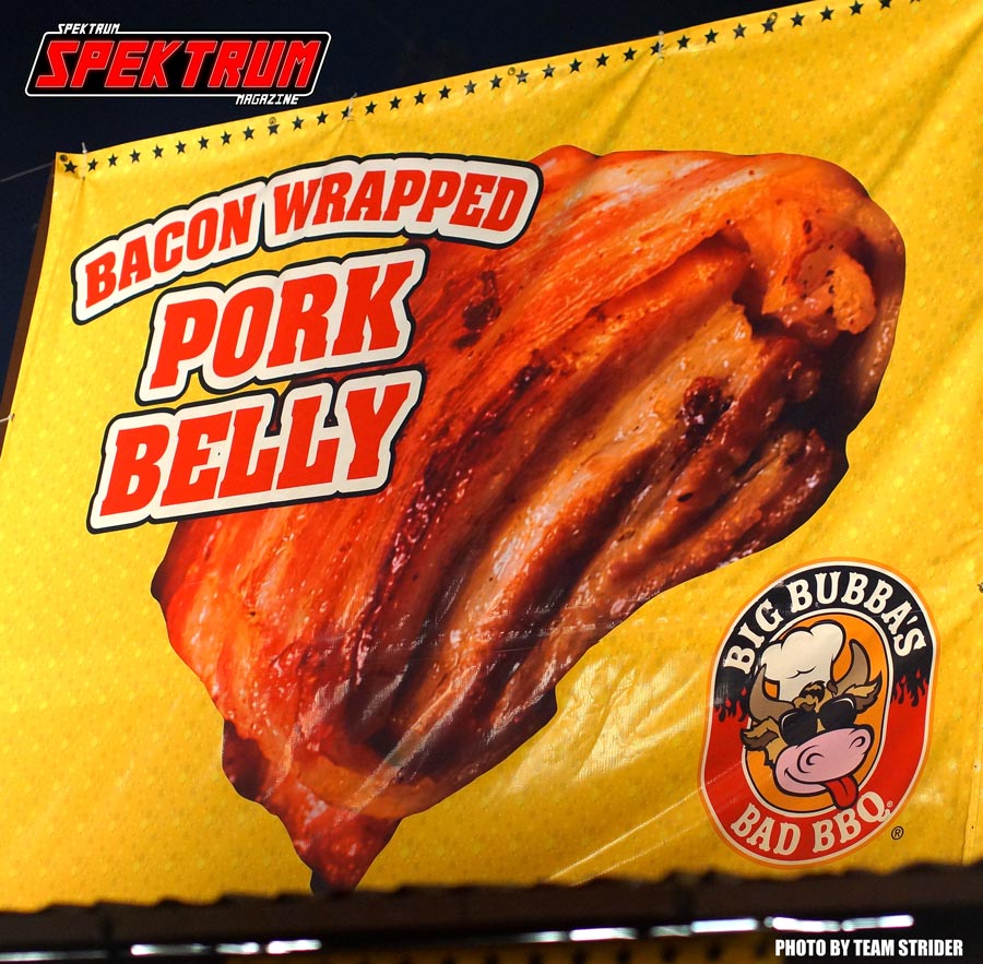 Bacon-wrapped pork belly? Yes indeed!
