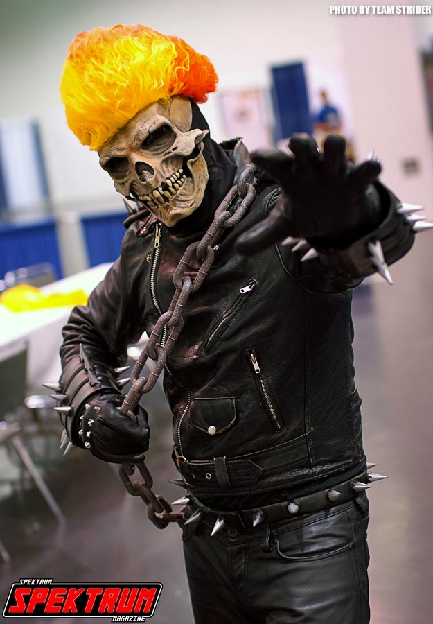Ghost Rider cosplay at Wondercon