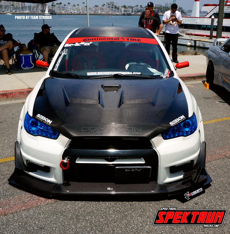 Team Arkin and their sick EvoX on display at Continental Tires