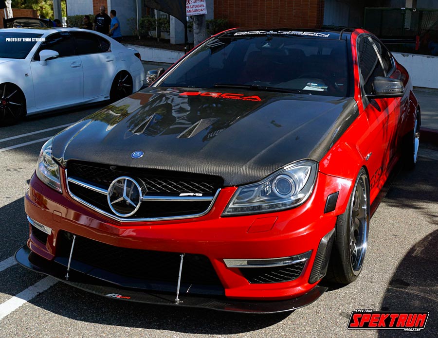 Awesome looking Mercedes gleaming in the sun of Southern California