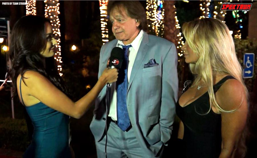 Eddie Money and Wife with our reporter Hanna