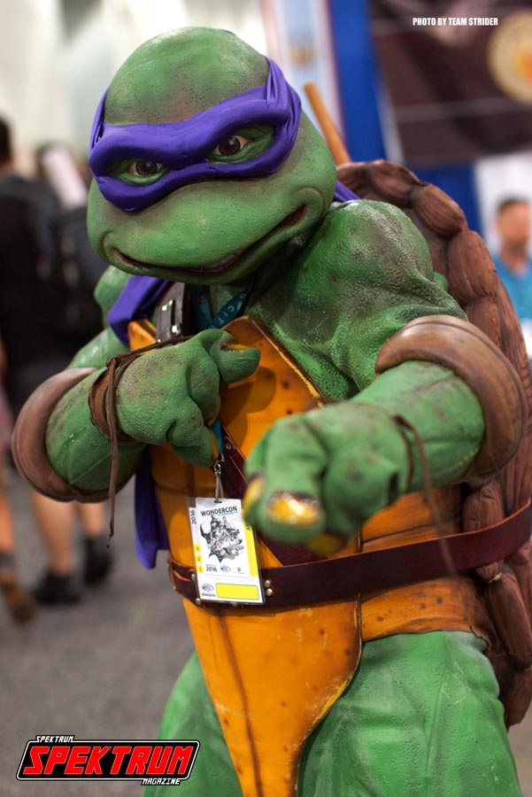 Donatello from the TMNT made an appearance as well