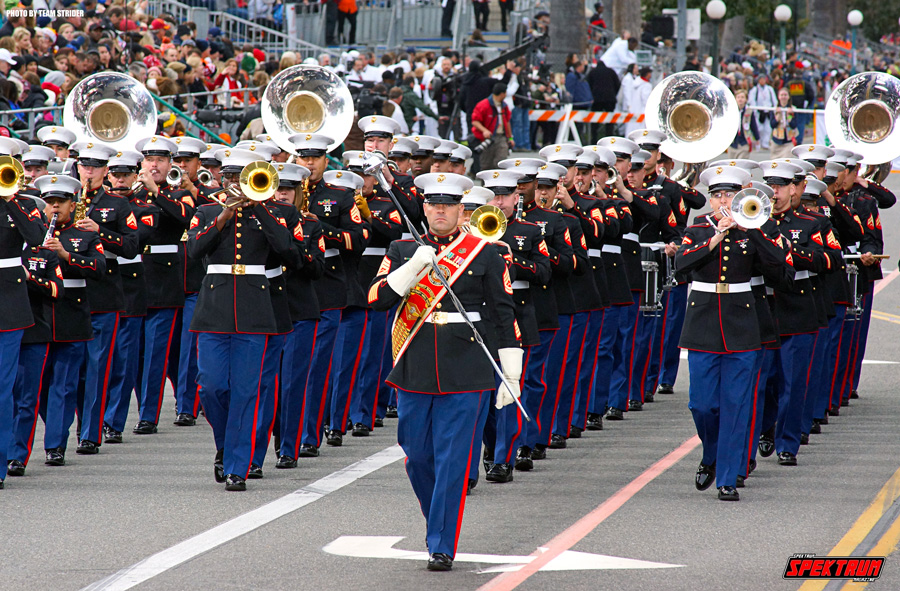 Not to be outdone, the US Marines very own Marching Band
