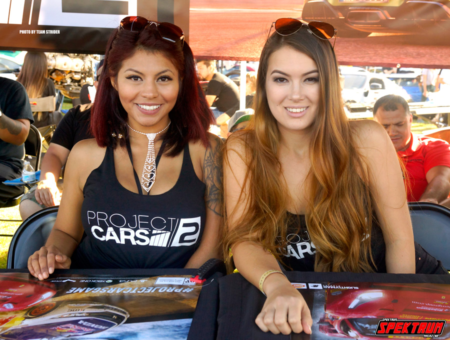 Models Rozie Castillo and Nicole Marie Eckers for Project Cars 2