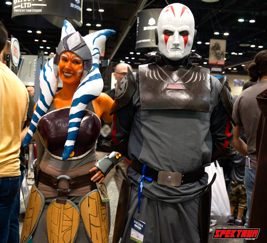 Some great cosplayers on the showroom floor