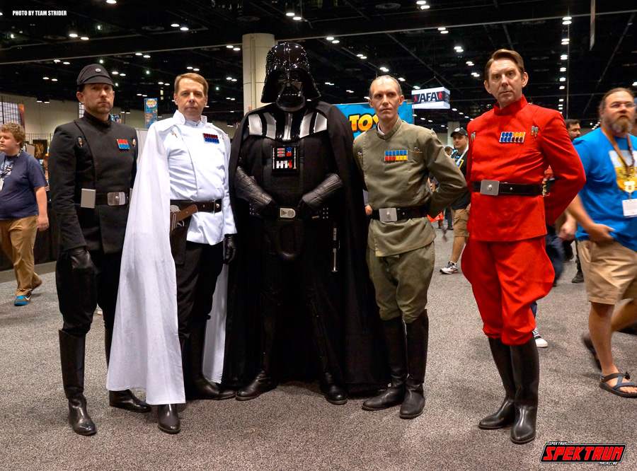 Darth Vader and some Imperial Officers
