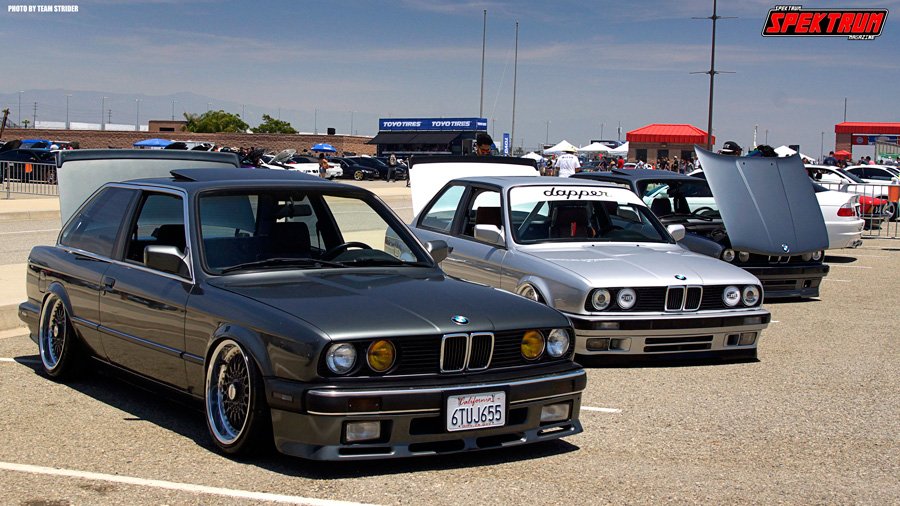 Lots of nice classic BMW's just in the parking lot alone