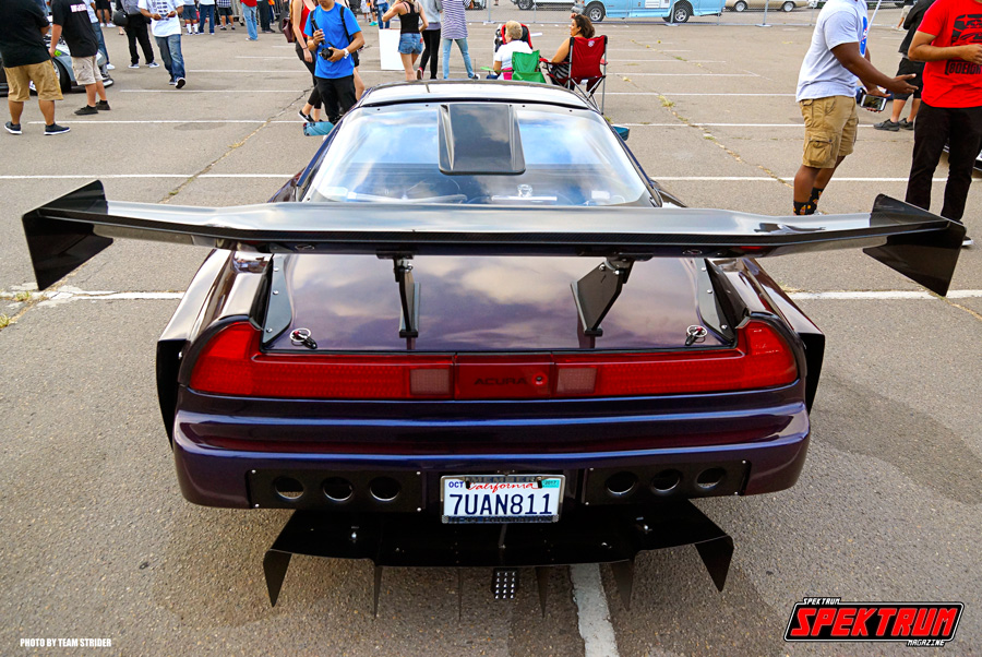 One more shot of the rear of one of the craziest NSX's we've ever seen