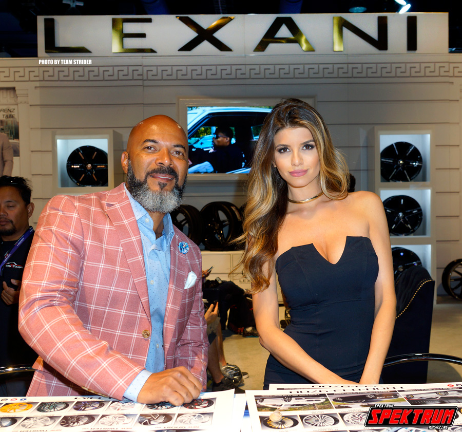 It wouldn't be a wheel show if Lexani wasn't there. Who did we meet? None other than Mr. Lexani himself