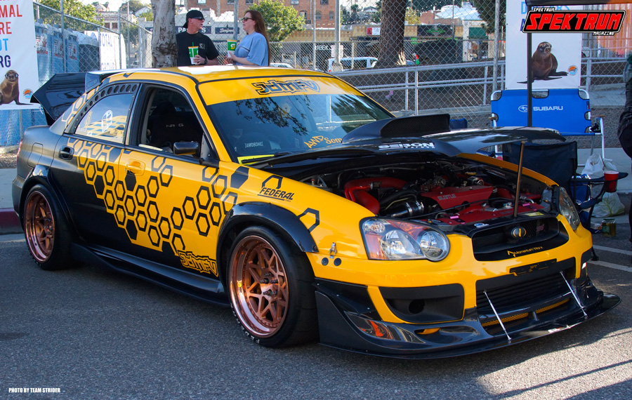 Our buddy Sam brought out his sick Subie to rep AwdSome one more time