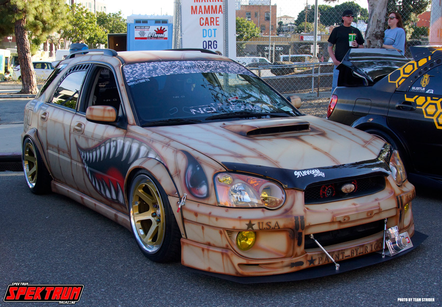 Love the wrap job on this Subie
